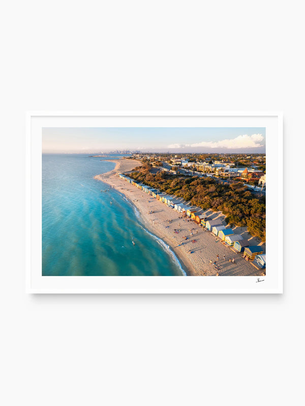 Brighton Bathing Boxes 02 - Wall Art Print