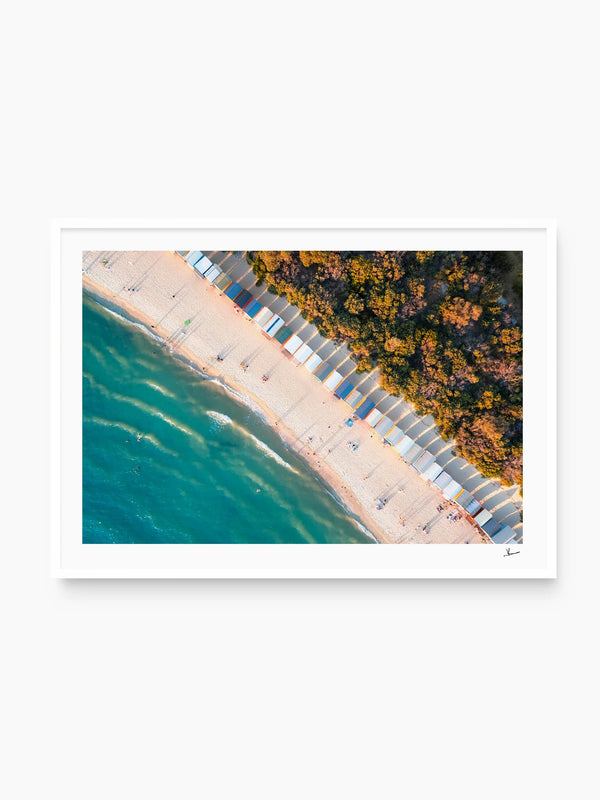 Brighton Bathing Boxes 03 - Wall Art Print
