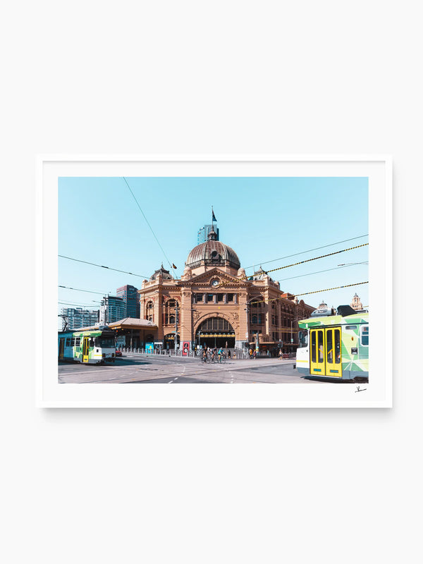 Flinders Street Station (day time) - Wall Art Print