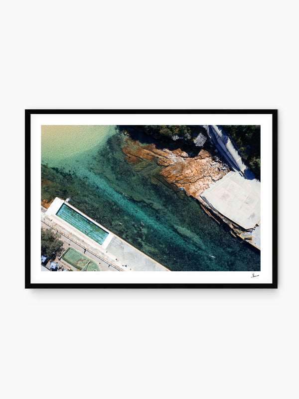 Geoff James Pool (Clovelly Baths) 01 - Wall Art Print