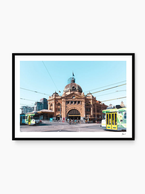 Flinders Street Station (day time) - Wall Art Print