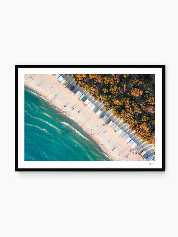 Brighton Bathing Boxes 03 - Wall Art Print