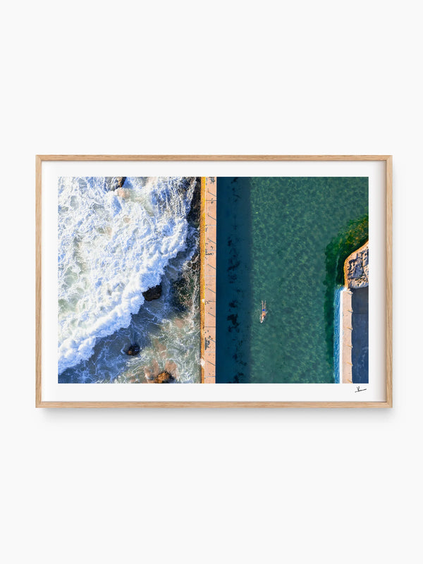 South Curl Curl Pool 03 - Wall Art Print