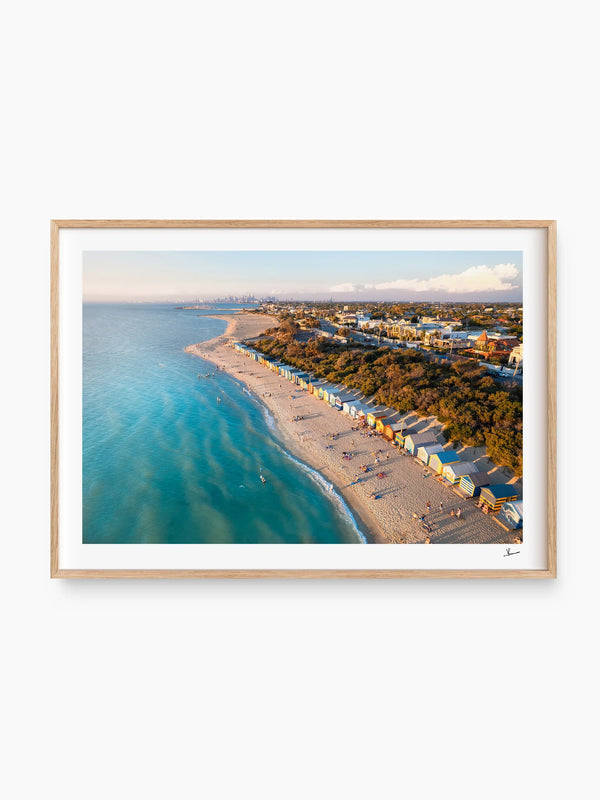 Brighton Bathing Boxes 02 - Wall Art Print