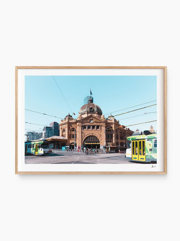 Flinders Street Station (day time) - Wall Art Print