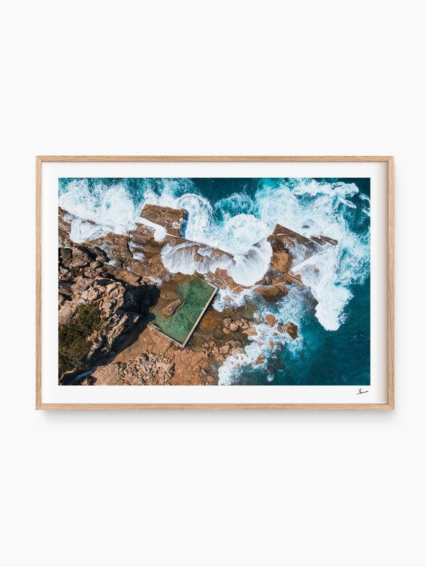 North Curl Curl Pool 01 - Wall Art Print