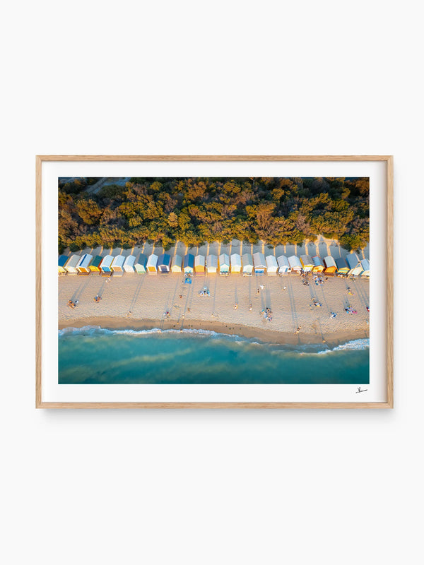 Brighton Bathing Boxes 01 - Wall Art Print