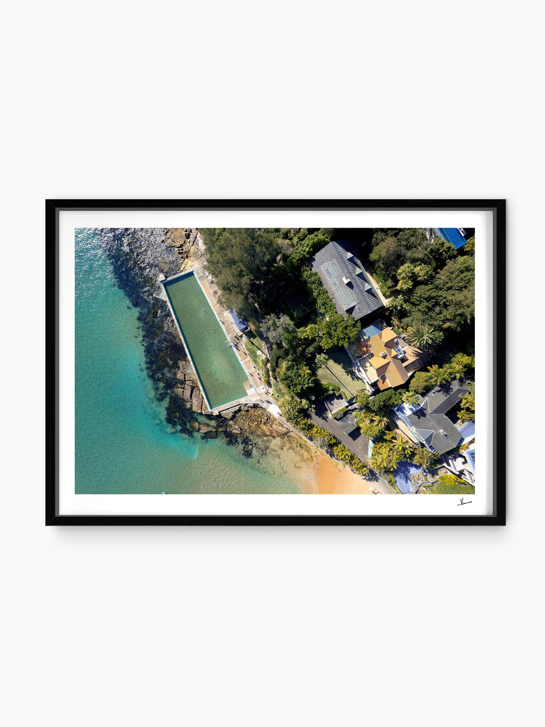 Palm Beach Rock Pool 01 - Wall Art Print