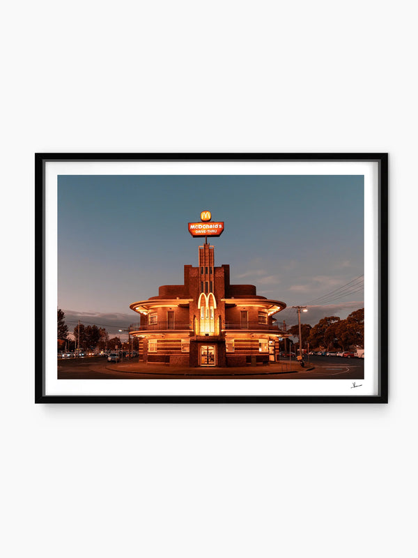 Art Deco Maccas 03 - Wall Art Print