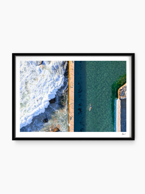 South Curl Curl Pool 03 - Wall Art Print