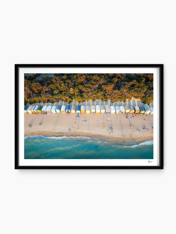 Brighton Bathing Boxes 01 - Wall Art Print