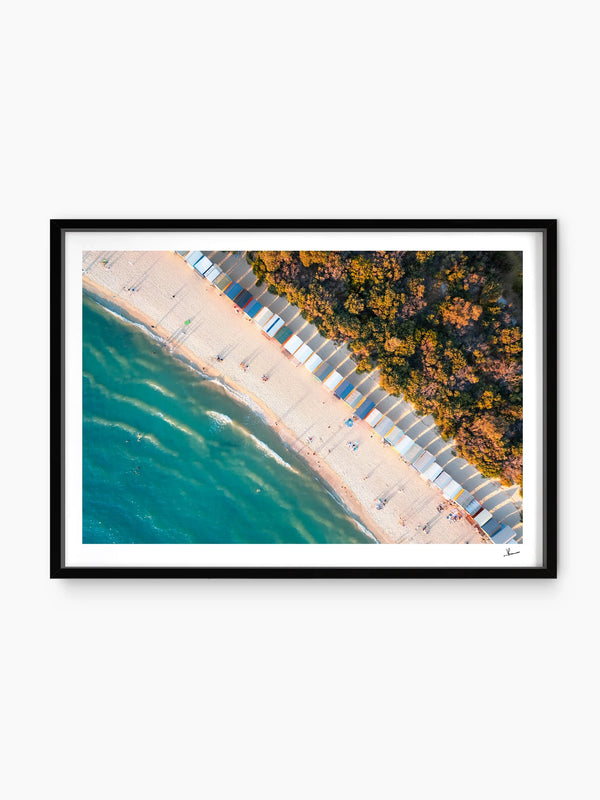 Brighton Bathing Boxes 03 - Wall Art Print