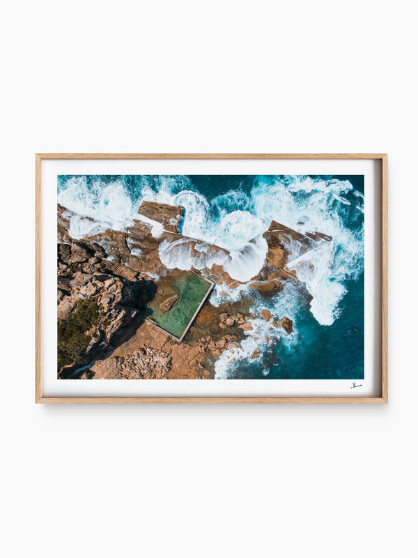 North Curl Curl Pool 01 - Wall Art Print