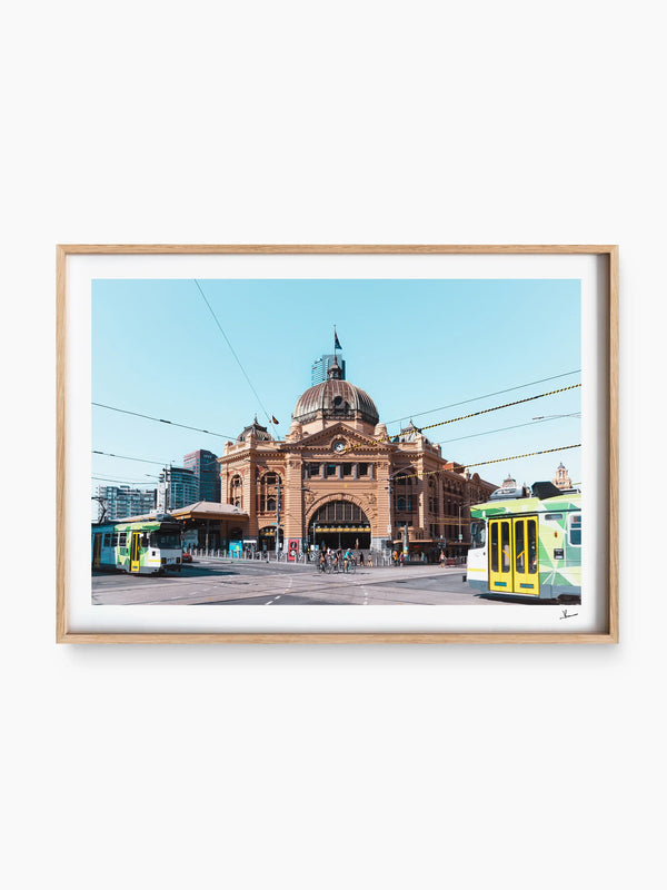 Flinders Street Station (day time) - Wall Art Print