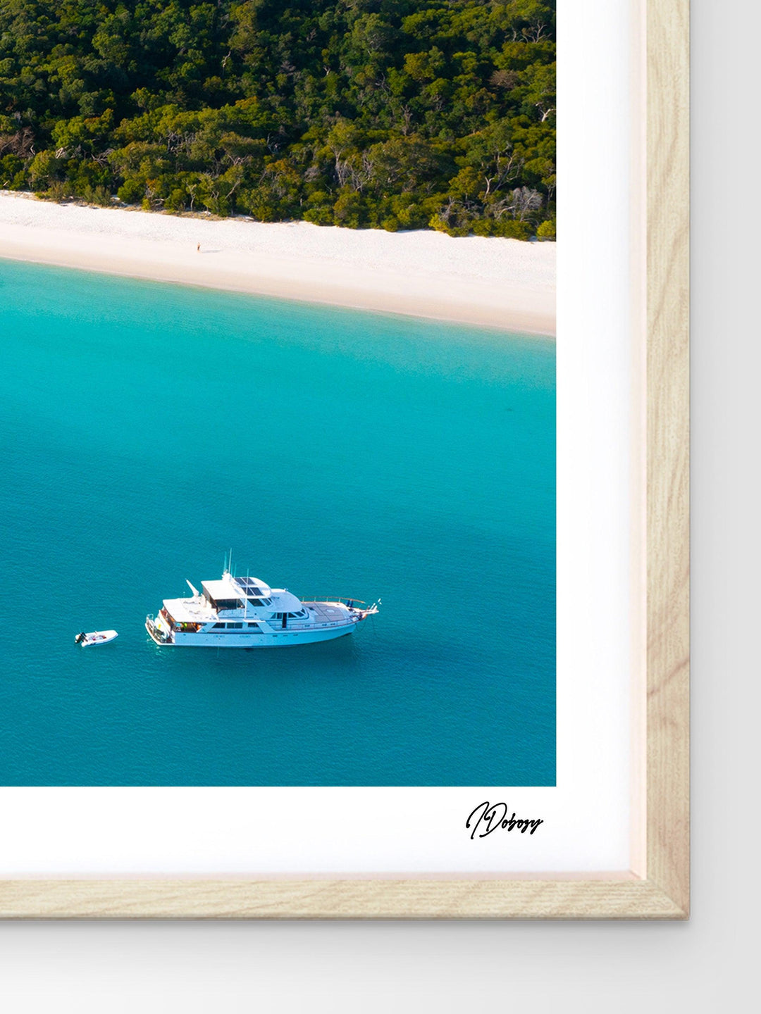 Anchored Bliss – South Whitehaven – Whitsundays Wall Art Print - Australia Unseen