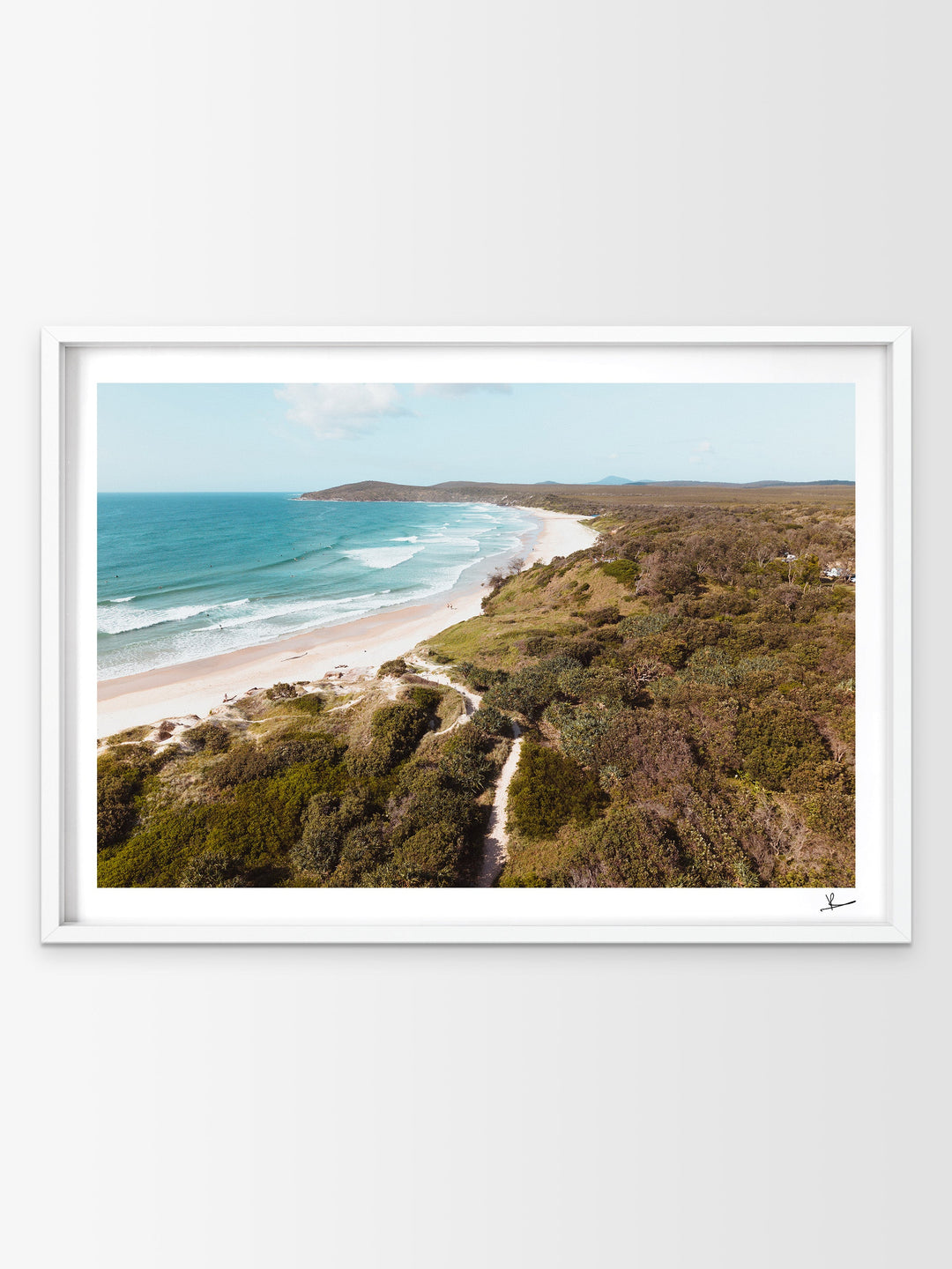 Angourie Back Beach 01 - Wall Art Print - Australia Unseen