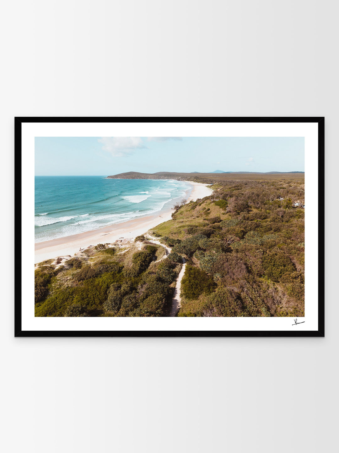 Angourie Back Beach 01 - Wall Art Print - Australia Unseen