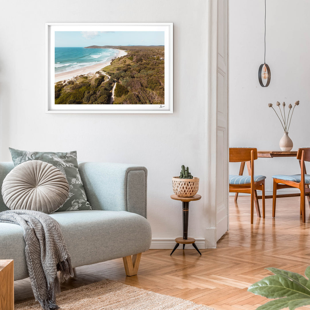 Angourie Back Beach 01 - Wall Art Print - Australia Unseen