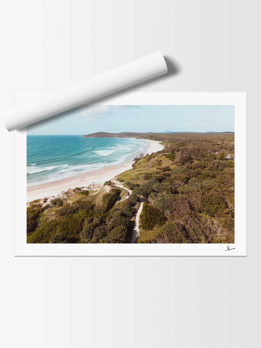 Angourie Back Beach 01 - Wall Art Print - Australia Unseen