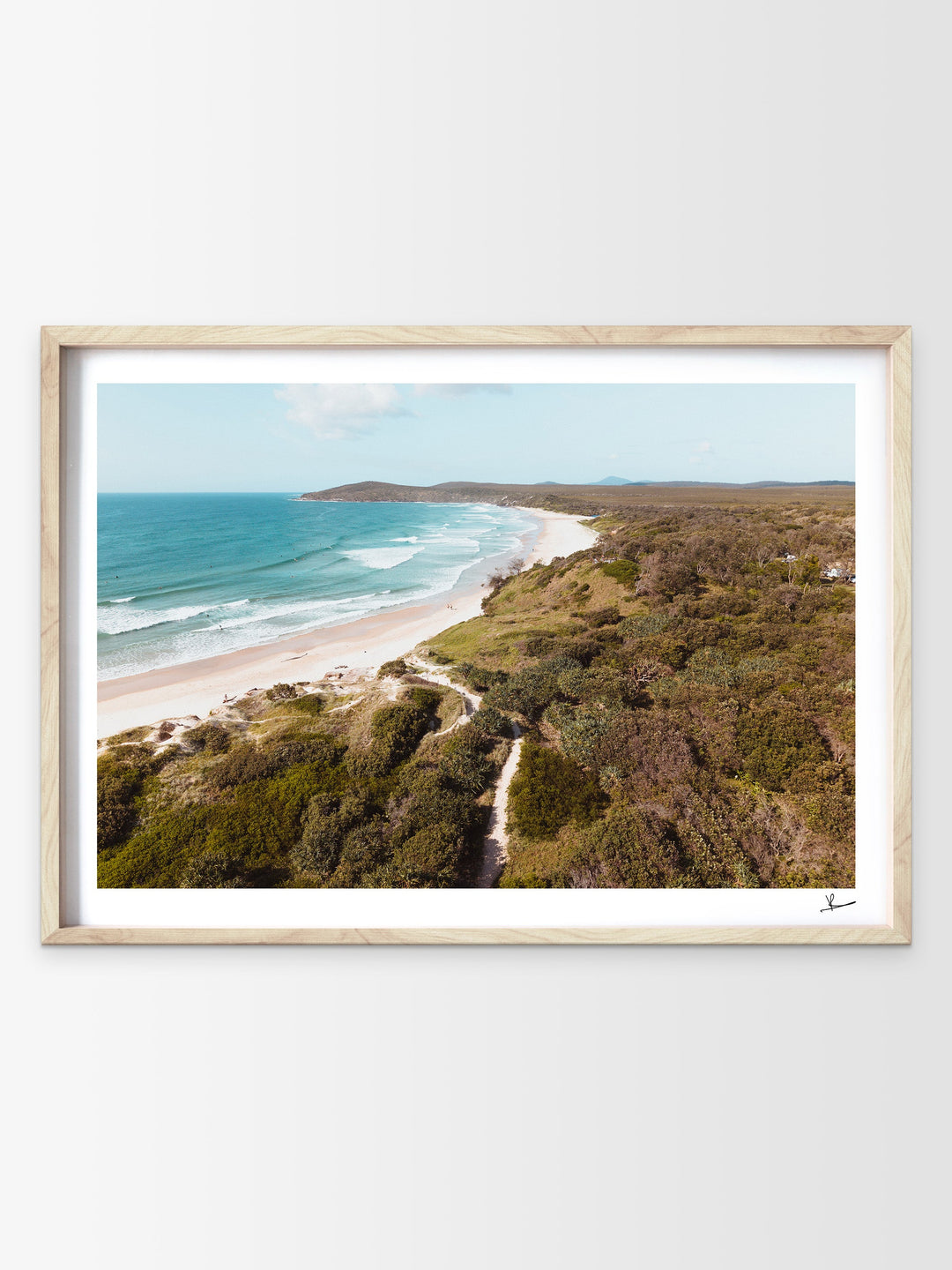 Angourie Back Beach 01 - Wall Art Print - Australia Unseen