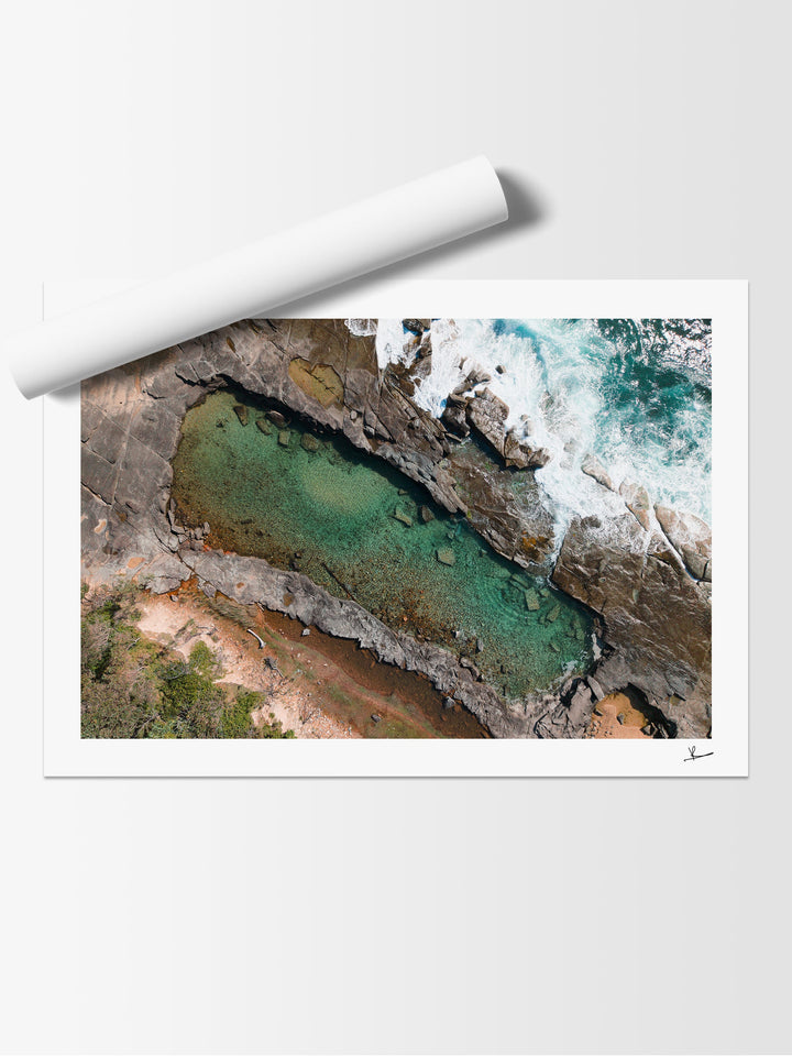 Angourie Rock Pool 01 - Wall Art Print - Australia Unseen