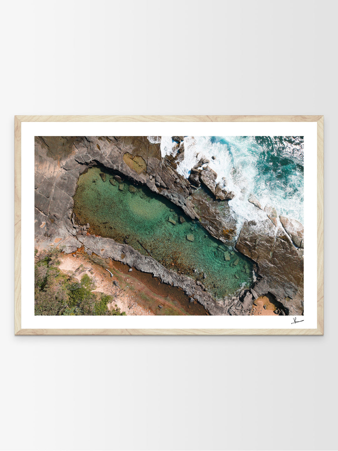 Angourie Rock Pool 01 - Wall Art Print - Australia Unseen