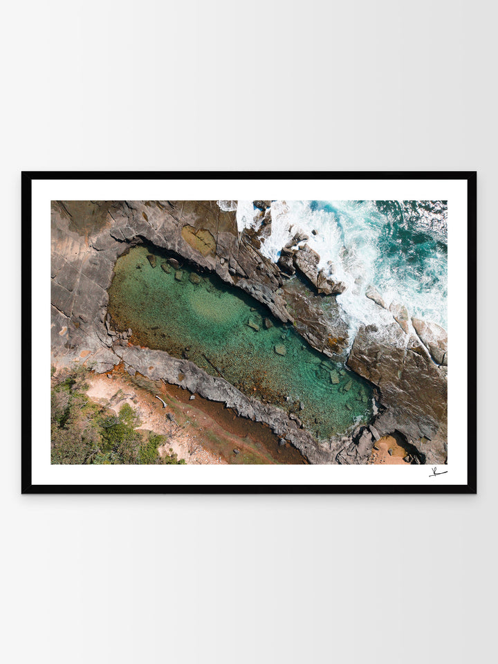 Angourie Rock Pool 01 - Wall Art Print - Australia Unseen