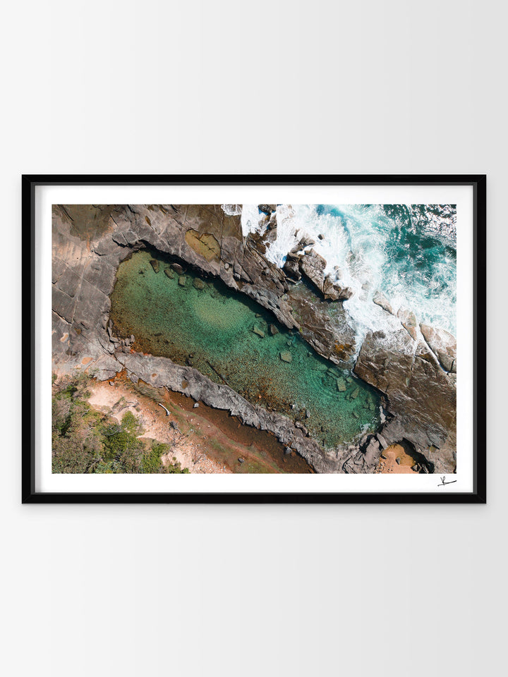 Angourie Rock Pool 01 - Wall Art Print - Australia Unseen