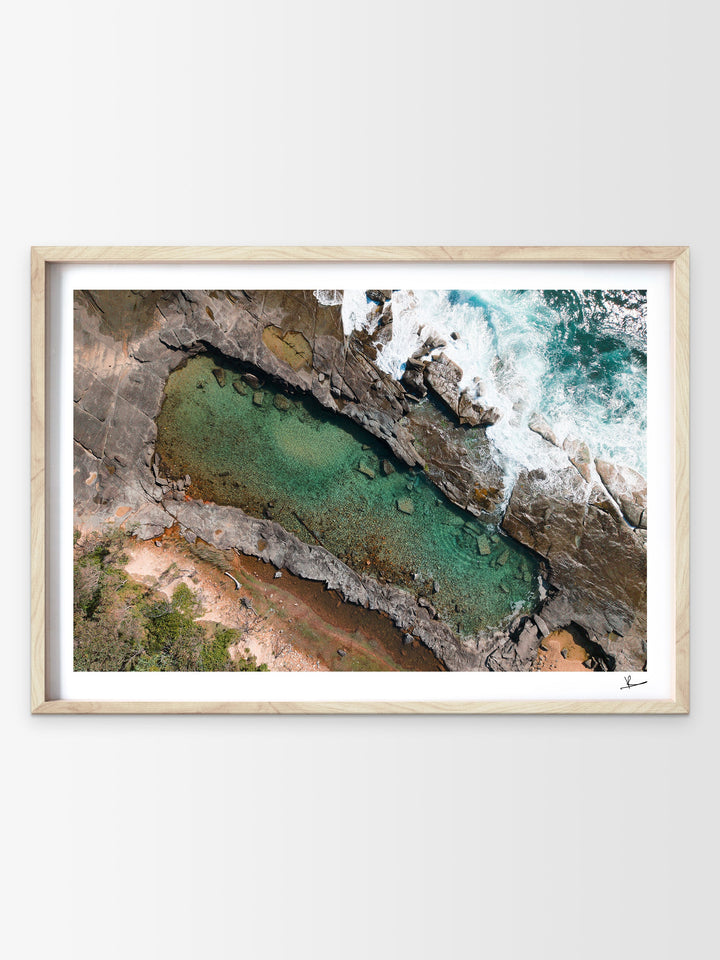 Angourie Rock Pool 01 - Wall Art Print - Australia Unseen