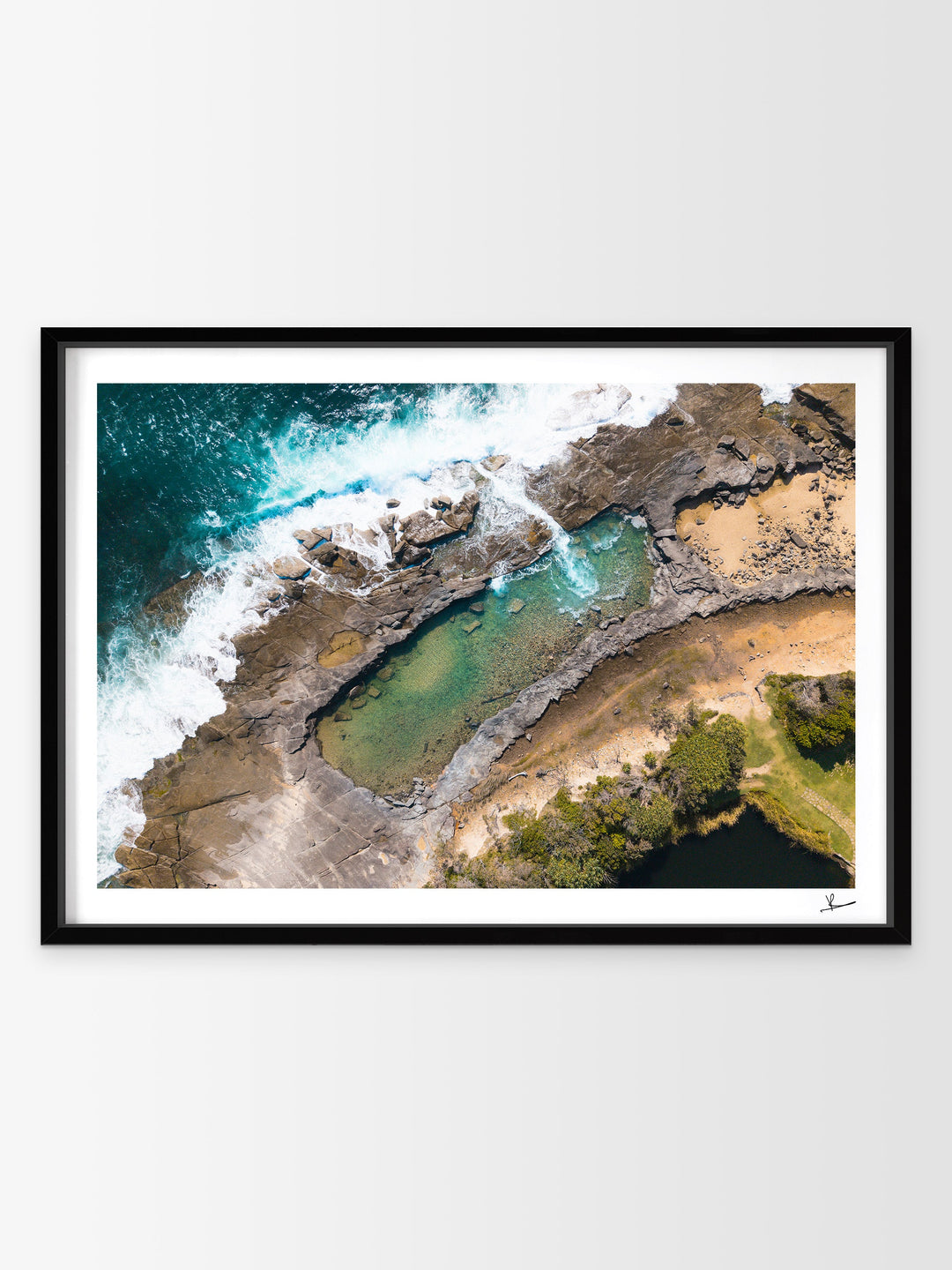 Angourie Rock Pool 02 - Wall Art Print - Australia Unseen