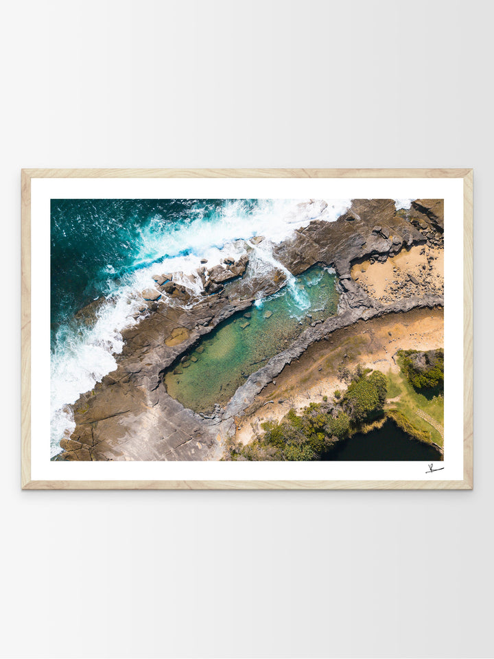 Angourie Rock Pool 02 - Wall Art Print - Australia Unseen