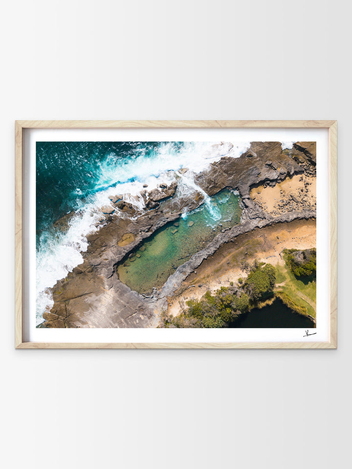 Angourie Rock Pool 02 - Wall Art Print - Australia Unseen