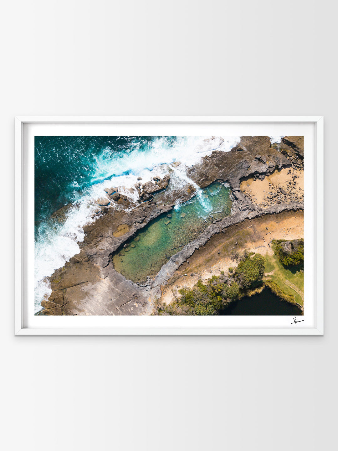 Angourie Rock Pool 02 - Wall Art Print - Australia Unseen