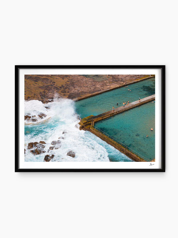 Austinmer Rock Pool 01 - Wollongong Wall Art Print - Australia Unseen
