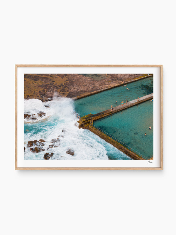 Austinmer Rock Pool 01 - Wollongong Wall Art Print - Australia Unseen