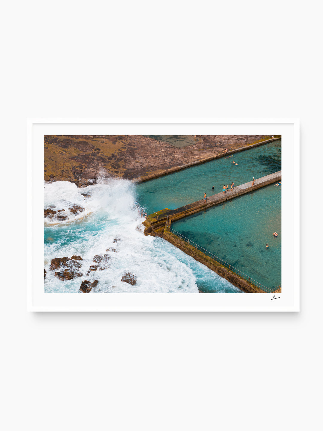Austinmer Rock Pool 01 - Wollongong Wall Art Print - Australia Unseen