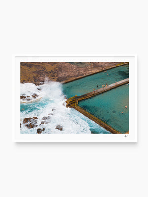 Austinmer Rock Pool 01 - Wollongong Wall Art Print - Australia Unseen