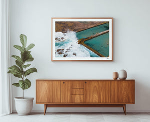 Austinmer Rock Pool 01 - Wollongong Wall Art Print - Australia Unseen