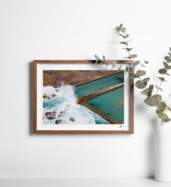 Austinmer Rock Pool 01 - Wollongong Wall Art Print - Australia Unseen