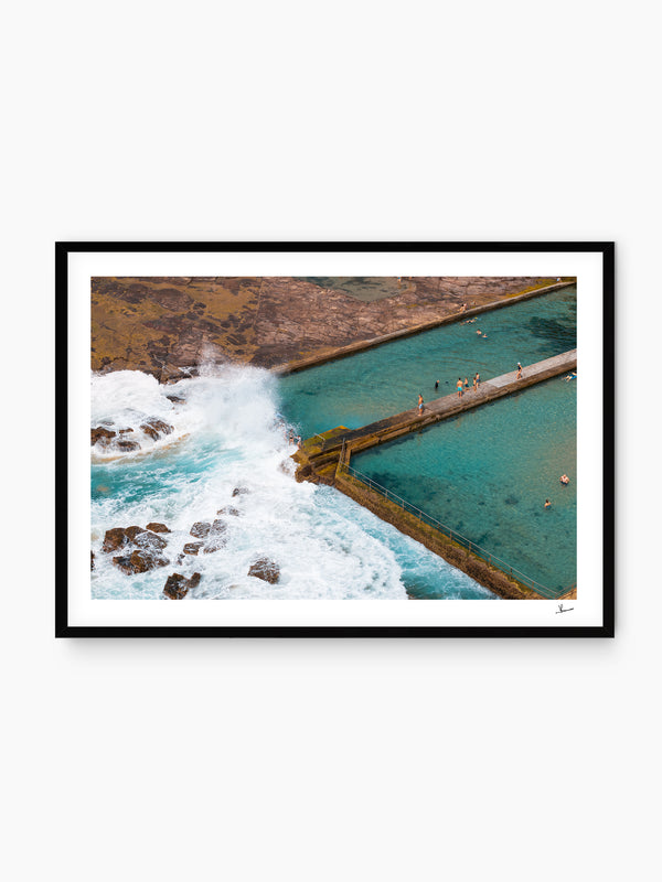 Austinmer Rock Pool 01 - Wollongong Wall Art Print - Australia Unseen