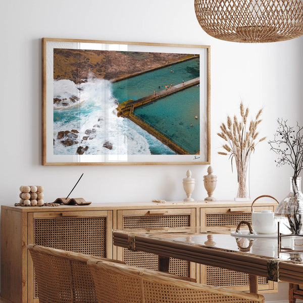 Austinmer Rock Pool 01 - Wollongong Wall Art Print - Australia Unseen