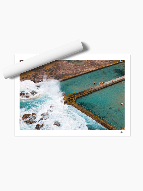 Austinmer Rock Pool 01 - Wollongong Wall Art Print - Australia Unseen