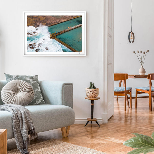 Austinmer Rock Pool 01 - Wollongong Wall Art Print - Australia Unseen