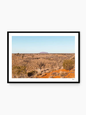 Australian Desert — minimalist wall art print by Vincent Rommelaere · Australia Unseen