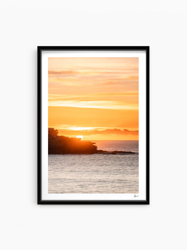 Ben Buckler Sunrise - Bondi Beach Wall Art Print - Australia Unseen