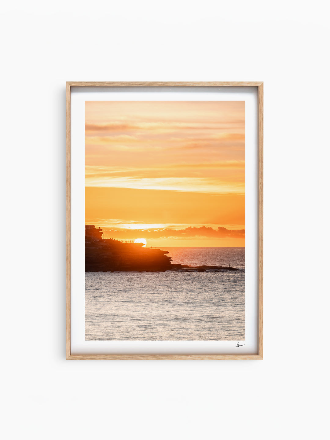 Ben Buckler Sunrise - Bondi Beach Wall Art Print - Australia Unseen