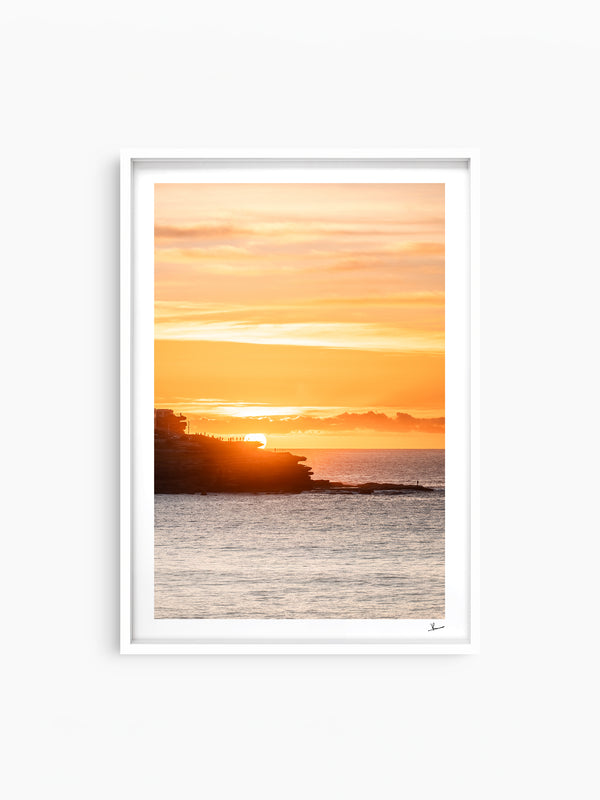 Ben Buckler Sunrise - Bondi Beach Wall Art Print - Australia Unseen