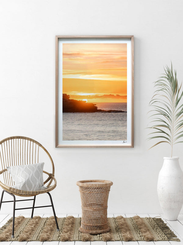 Ben Buckler Sunrise - Bondi Beach Wall Art Print - Australia Unseen