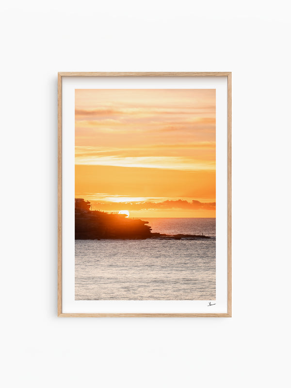 Ben Buckler Sunrise - Bondi Beach Wall Art Print - Australia Unseen