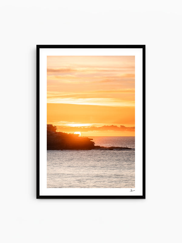Ben Buckler Sunrise - Bondi Beach Wall Art Print - Australia Unseen